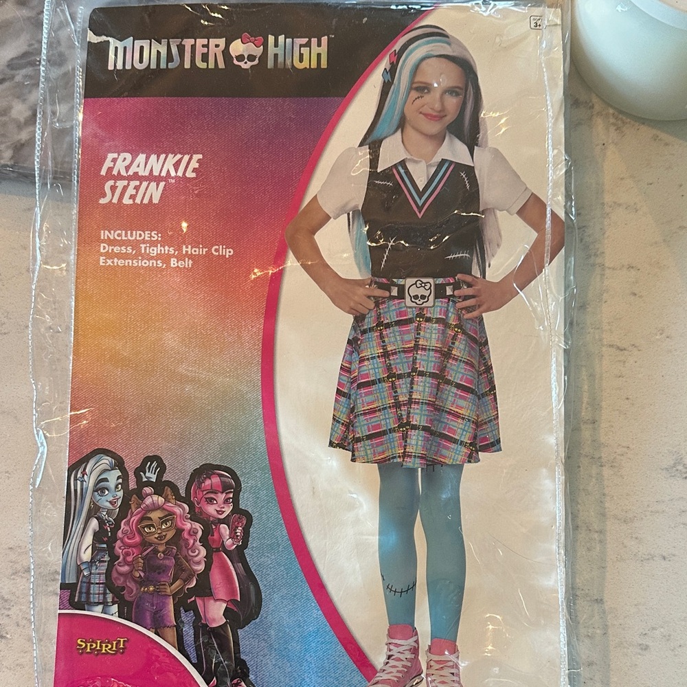 Monster High Frankie Stein Costume - Blue and Pink